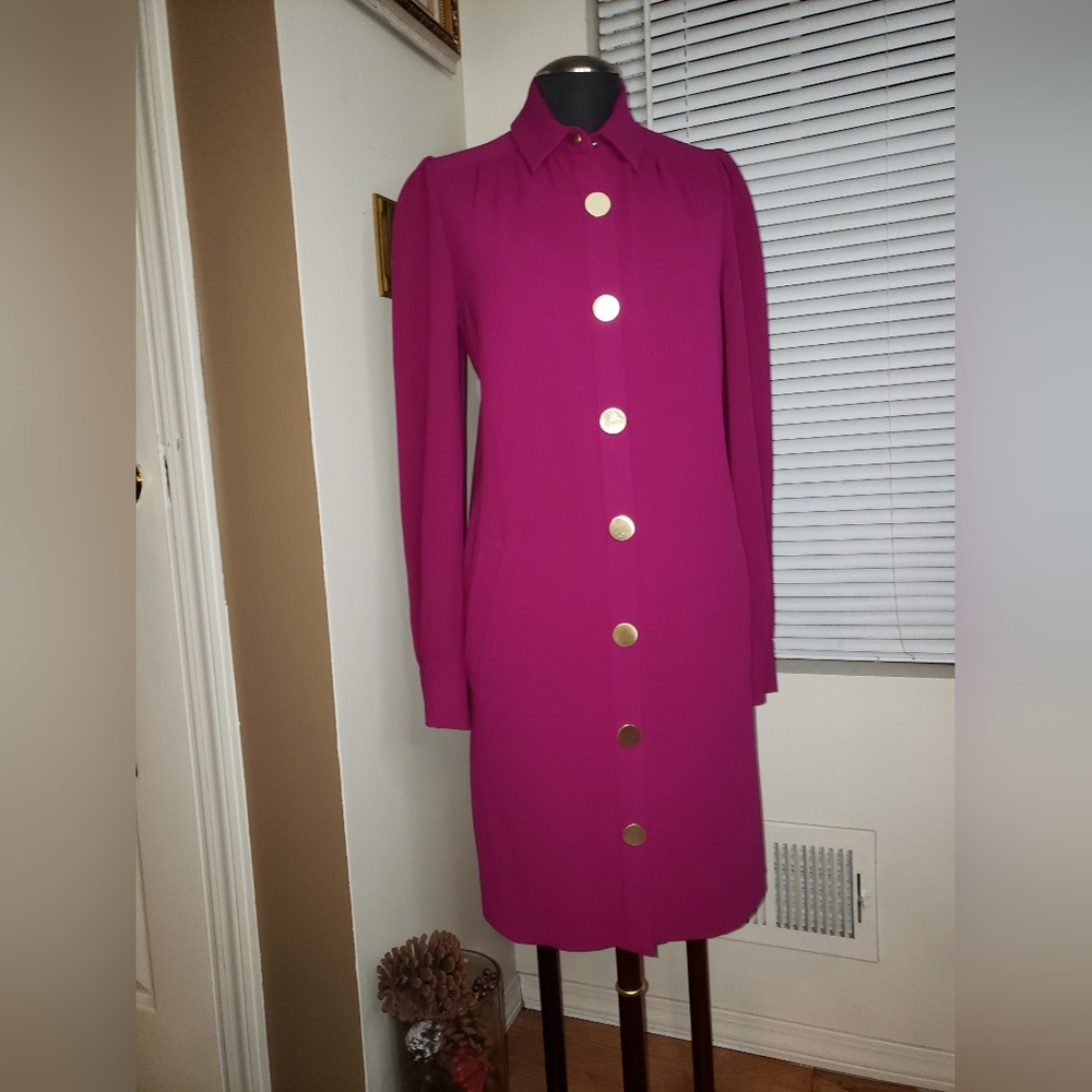 DvF Button Up Collared Dress